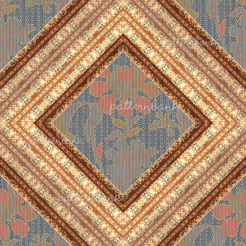  Batik  by MKDesigns Seamless Repeat Royalty Free Stock 