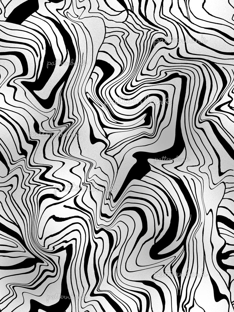 Cljl00507 Black And White Wavy Lines With Background. By Christine Lara