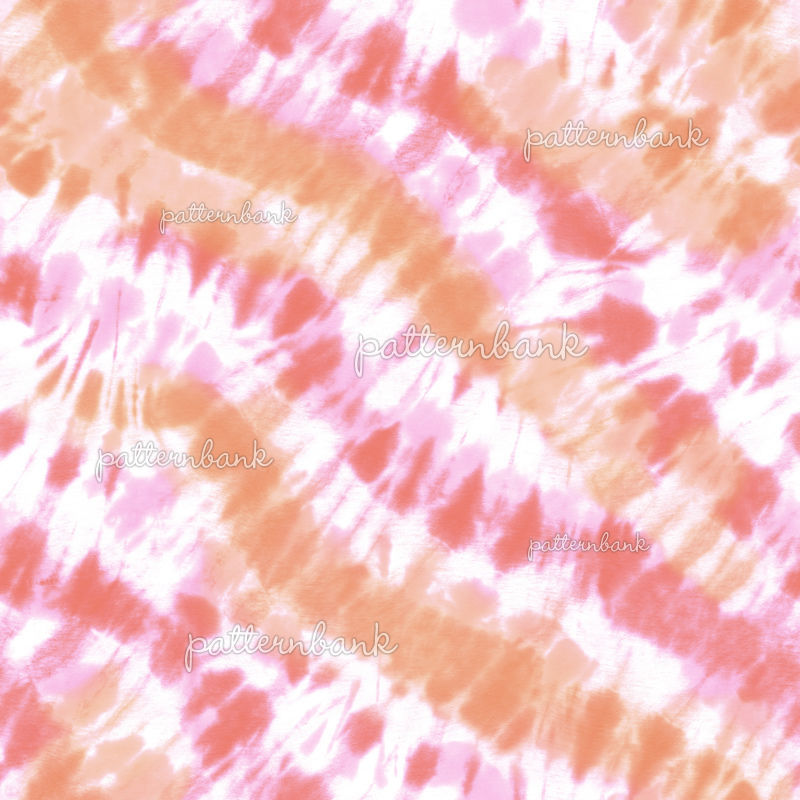 Pink and Orange Tie Dye by Valentina Wolfermann Seamless Repeat  Royalty-Free Stock Pattern - Patternbank