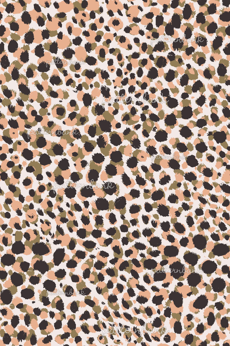 Distressed Cheetah Camo Seamless Pattern | Hand Drawn | Leopard Camo |  Grungy | Digital FIle