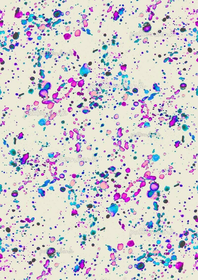 Painted Ink Splat Flick Seamless Pattern by Sophie Mowat Seamless ...
