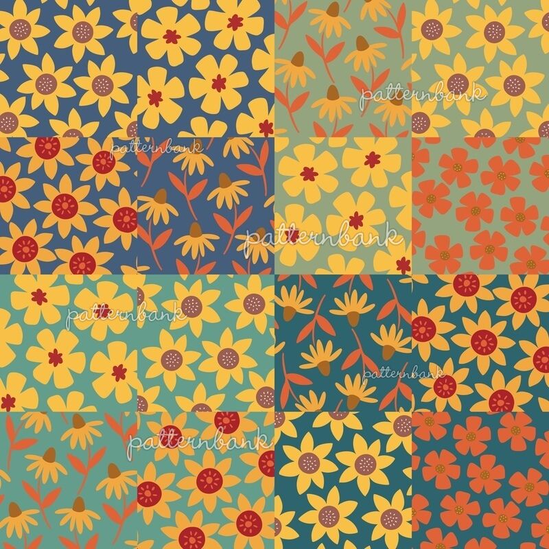 Country Quilt Patchwork By Rebecca Devane Seamless Repeat Royalty Free