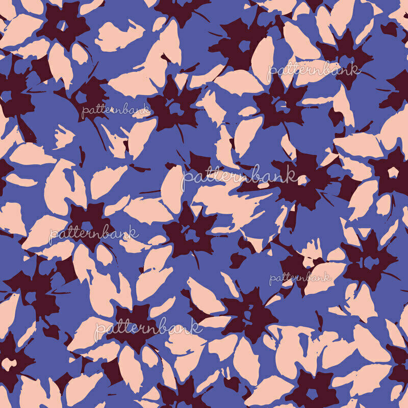 Popabig Flower, Watercolor by Dorota Kmiecik Seamless Repeat Vector ...