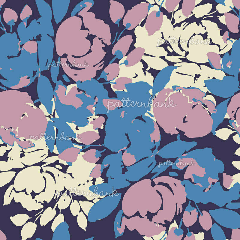 Cola Floral Pattern by Dorota Kmiecik Seamless Repeat Vector Royalty ...